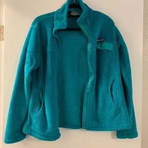 Patagonia turquoise fleece